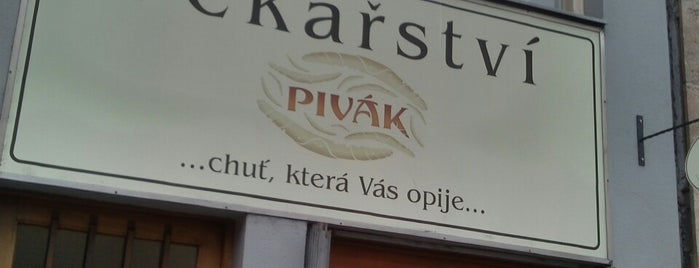 Pekařství Pivák is one of . Nové Město J.