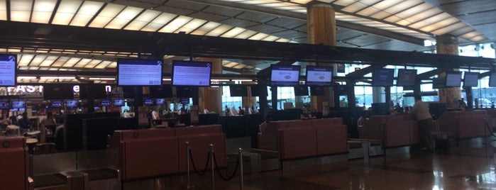 Singapore Airlines(SQ) Check-In Counter is one of Airports Around The World.