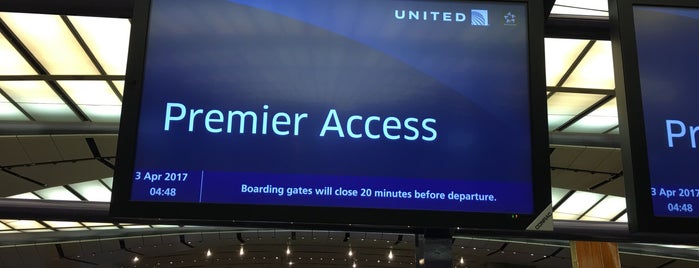 United Airlines(UA) Check-In Counter is one of SIN: To/From.