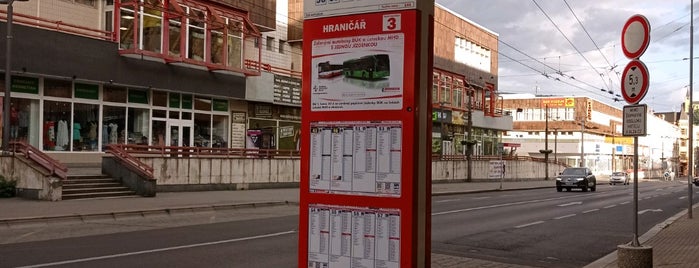 Hraničář (bus) is one of MHD Ústí nad Labem.