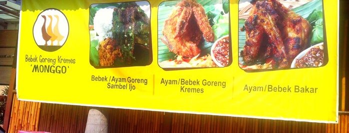 Bebek Goreng Kremes Monggo is one of Favorite Food.