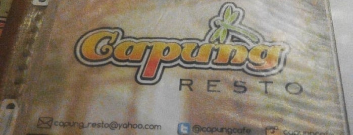 Capung Cafe & Resto is one of 20 favorite restaurants.