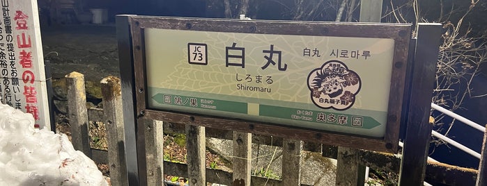 Shiromaru Station is one of JR 미나미간토지방역 (JR 南関東地方の駅).