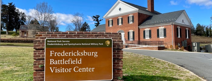 Fredericksburg Battlefield Visitor Center is one of NATIONAL HISTORIC MUSEUMS.