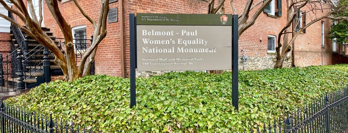 Belmont-Paul Women's Equality National Monument is one of "Been there, done that.".