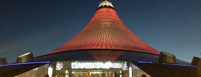 Khan Shatyr is one of Nur-Sultan.