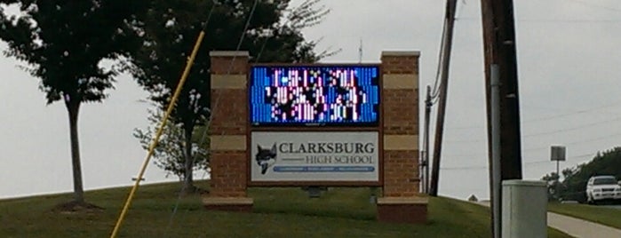Clarksburg High School is one of Carol : понравившиеся места.