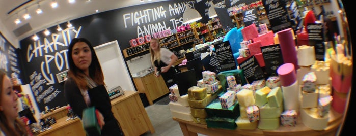 LUSH Fresh Handmade Cosmetics is one of Kimmie's Saved Places.