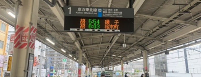 Warabi Station is one of 蕨.