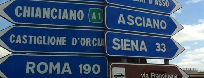 Strada Regionale Cassia is one of Tuscany.
