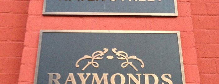Raymonds is one of Canada's 100 Best Restaurants.
