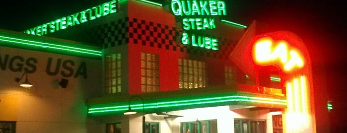 Quaker Steak & Lube® is one of สถานที่ที่ Frank ถูกใจ.