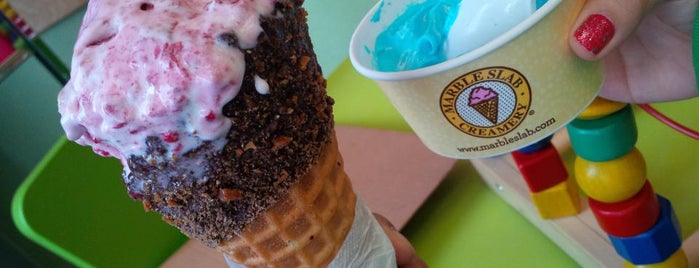 Marble Slab Creamery is one of Chantelさんの保存済みスポット.