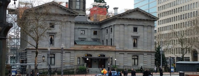 Pioneer Courthouse Square is one of Portland, Ore., For a Weekend.