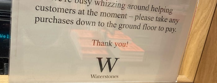 Waterstones is one of Cotswolds.