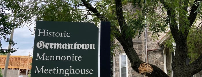 Germantown Mennonite Meetinghouse is one of Historic Germantown Sites.