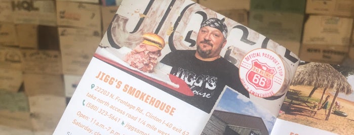 Jigg's Smokehouse BBQ is one of OklaHOMEa Bucket List.
