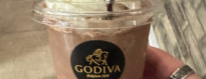 Godiva is one of Coffee + Bakery.