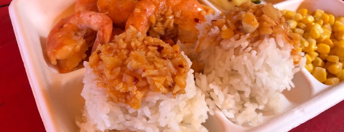 Fumi's Kahuku Shrimp is one of Oahu.