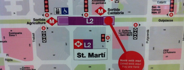 METRO Sant Martí is one of Sitios habituales.