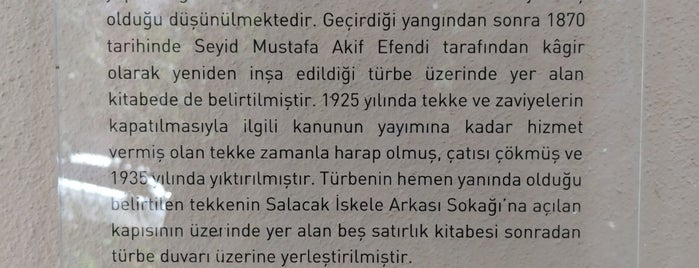 Emekyemez/Ekmekyemez Türbe ve Tekkesi is one of Anadolu | Spiritüel Merkezler.