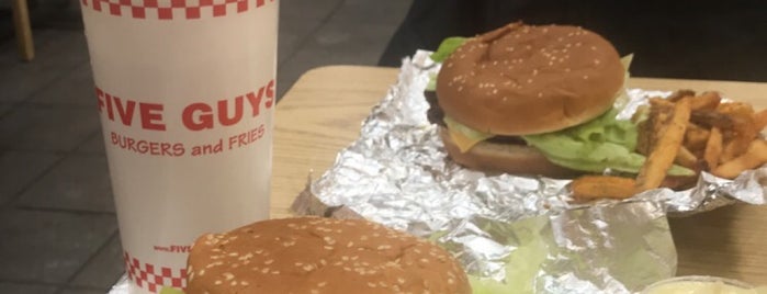 Five Guys is one of 5280 Faves.