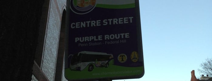Charm City Circulator Purple Route - Centre Street - #315 is one of Charm City Circulator - Purple Route.