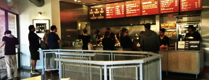 Chipotle Mexican Grill is one of Vegetarian favorites.