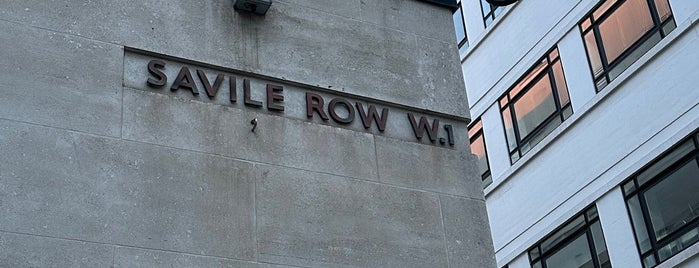 Savile Row is one of London 2.