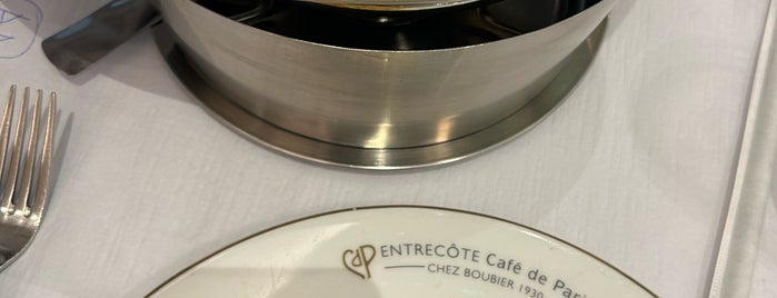 Entrecote Café de Paris is one of dubai lunch.