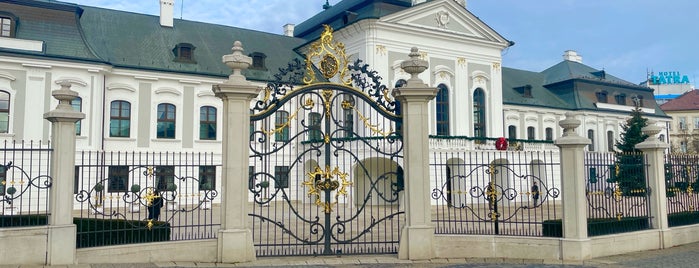 Palais Grassalkovich (Präsidentenpalais) is one of Bratislava.