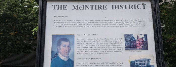 McIntire District is one of Salem, Mass.