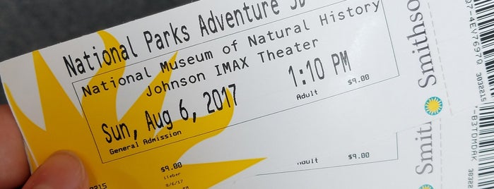 Johnson IMAX Theater is one of Washington DC.