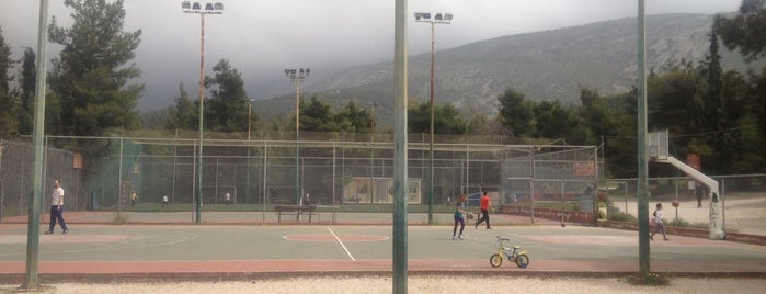 Βύρωνας Tennis Court is one of Lugares guardados de Panos.