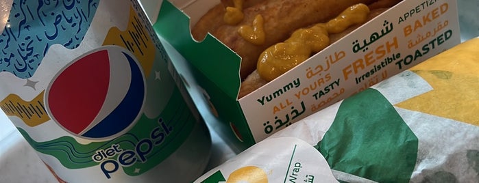 Subway is one of Healthy Meals in khobar & dammam.