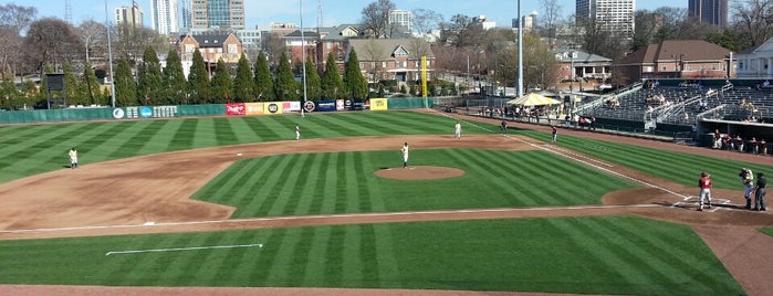 Russ Chandler Stadium is one of Places I Visit : Atlanta.