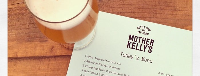 Mother Kelly's Bottle Shop and Tap Room is one of Pubs, Food and Restaurants.