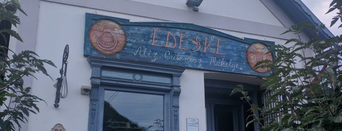 Édeske Cukrászda is one of Cake shops, ice-cream shops, cafes, bakeries, etc.