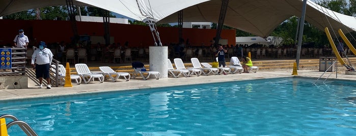 Playa Mia Grand Beach Park is one of NURSECON AT SEA 🚢 2024 MEXICO 🇲🇽 BAHAMAS 🇧🇸.