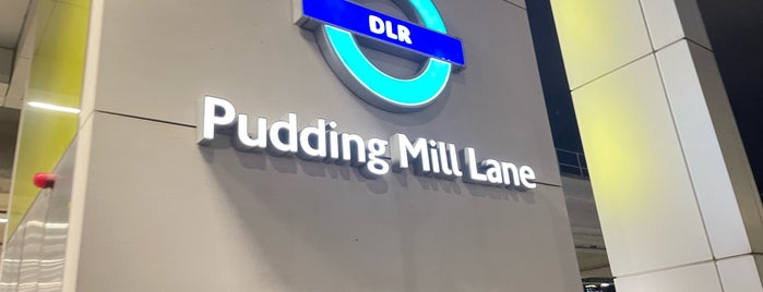 Pudding Mill Lane DLR Station is one of Dayne Grant's Big Train Adventure.