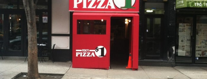 Percy's Pizza is one of Pizza Places Around NYU.