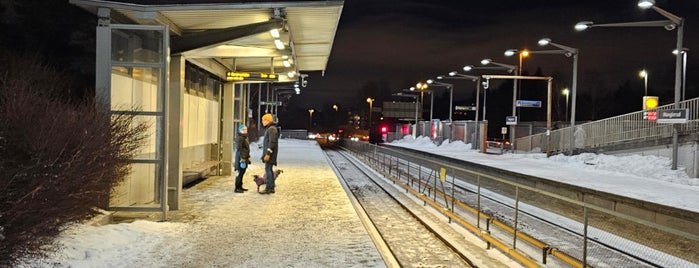 Manglerud (T) is one of T-banen i Oslo/Oslo Metro.