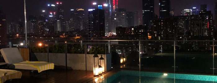 Ding Sky Bar is one of Shenzhen.
