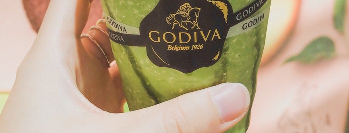 Godiva is one of Just Desserts.