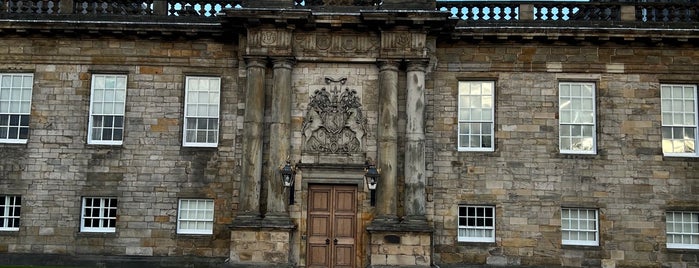 Palace of Holyroodhouse is one of Edinburgh.