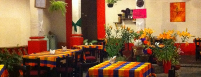 Restaurant Vegetariano Manantial is one of places to visit oaxaca.