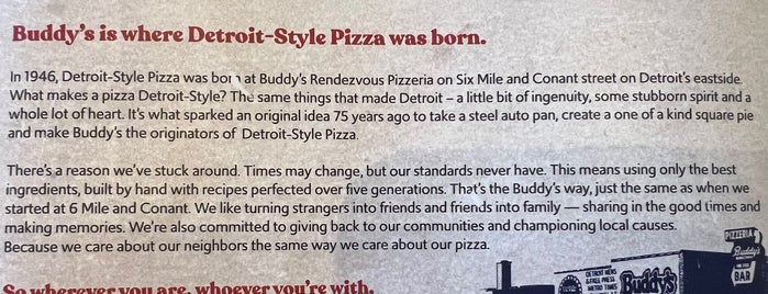 Buddy's Pizza is one of To Do in Detroit.