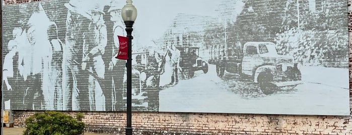 “To Kill A Mockingbird” Mob Scene Mural is one of Someday... (The South).