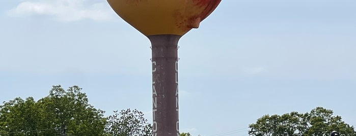 Big Peach Water Tower is one of Favorite.