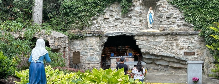 Grotto of Our Lady of Lourdes is one of Marian Pilgrimage.